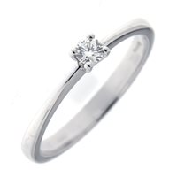 Anello Fanton Gioielli Donna SOLITARI in Oro bianco Diamante 0.18 Ct COOR-71-52 - COOR-71-52